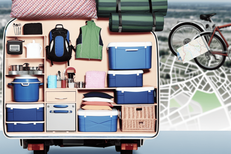 Sådan pakker du campingvognen effektivt til lange ture
